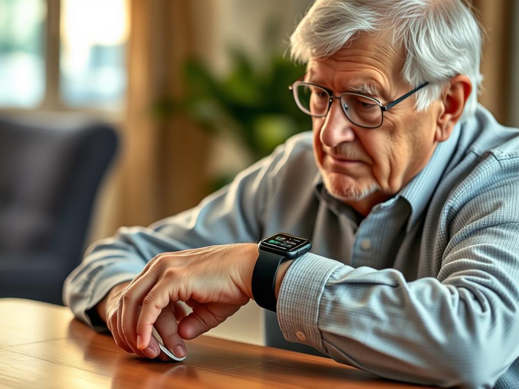 configuração de smartwatch para idosos