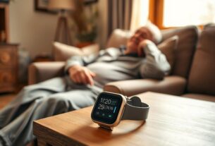 relógios inteligentes para sono em idosos aposentados