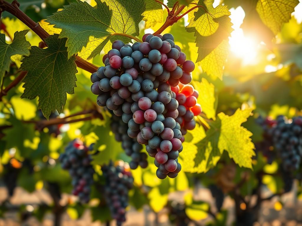 Videira com ramos e frutos, ilustrando o conceito de permanecer em Deus conforme João 15