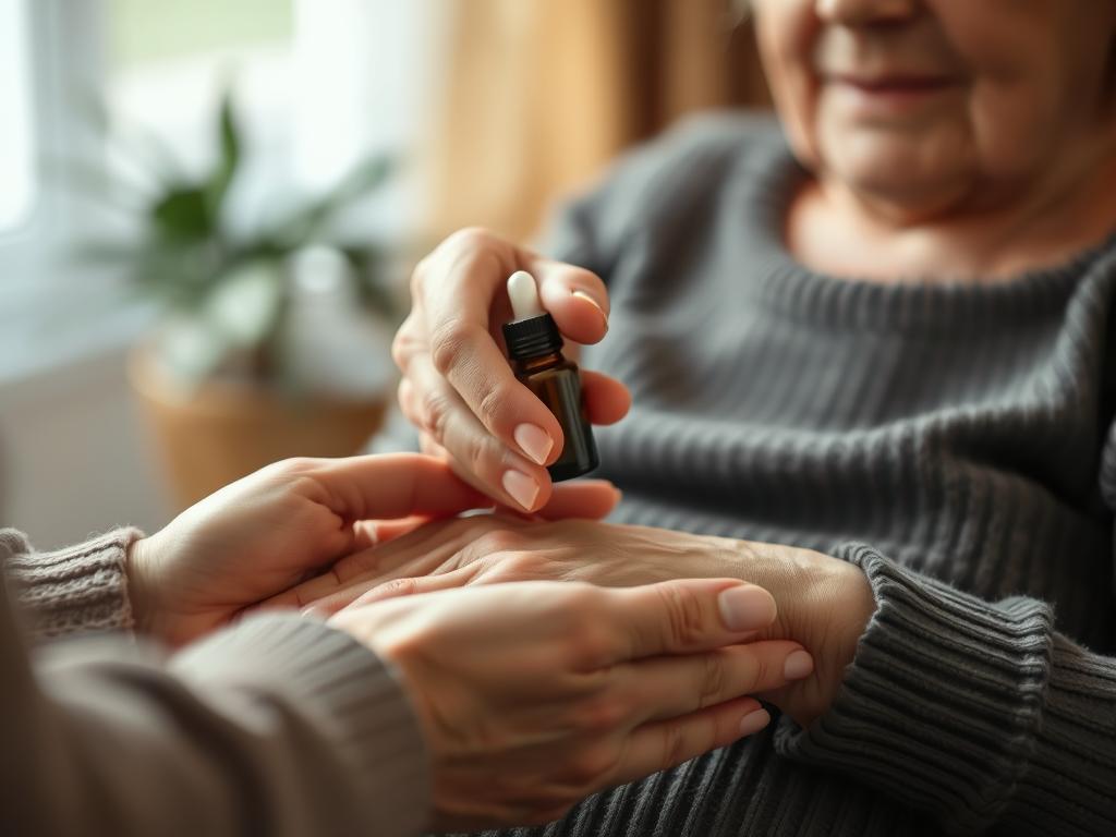 cuidados com óleos essenciais para idosos