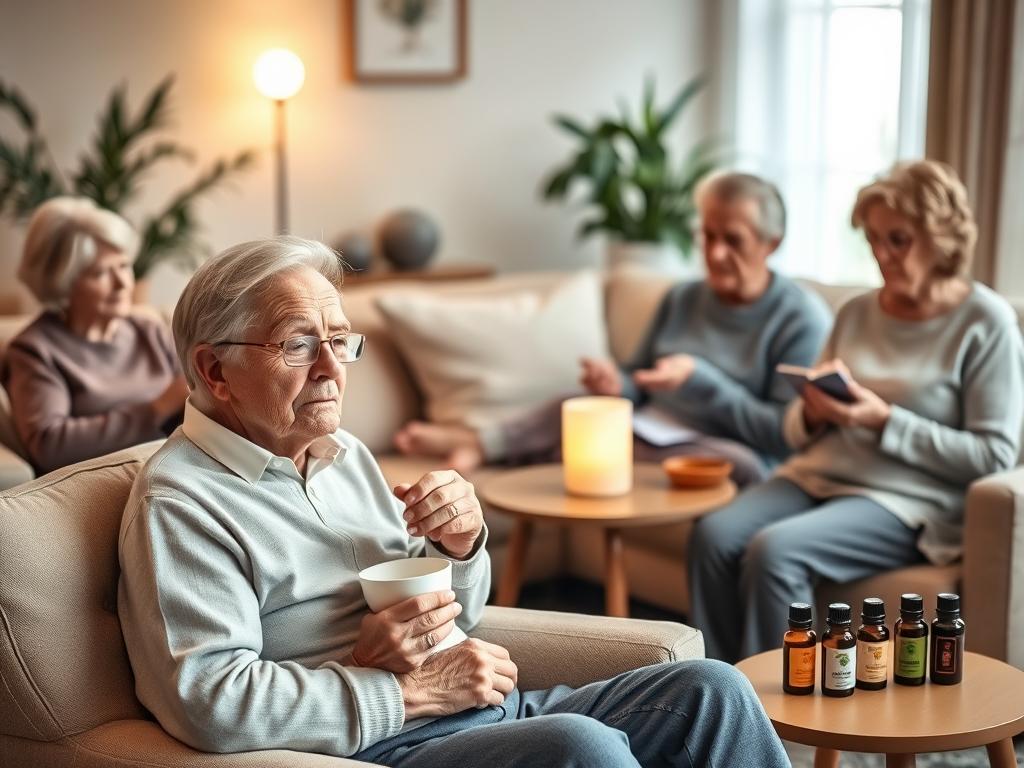 óleos essenciais para bem-estar na terceira idade