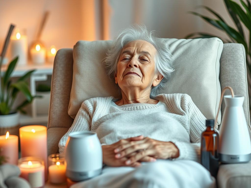 óleos essenciais para bem-estar na terceira idade