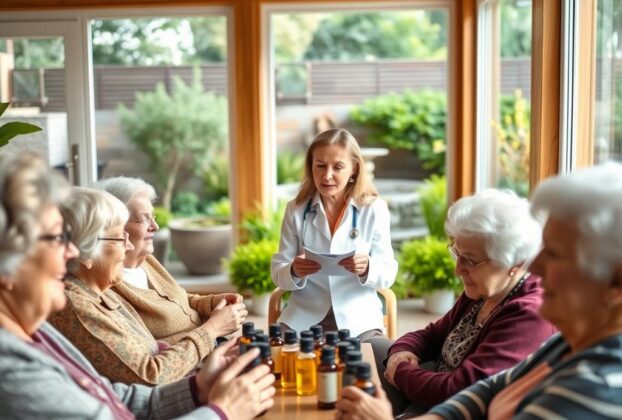 13 Estratégias para Criar Ambientes Aromáticos Agradáveis para Idosos com Óleos Naturais