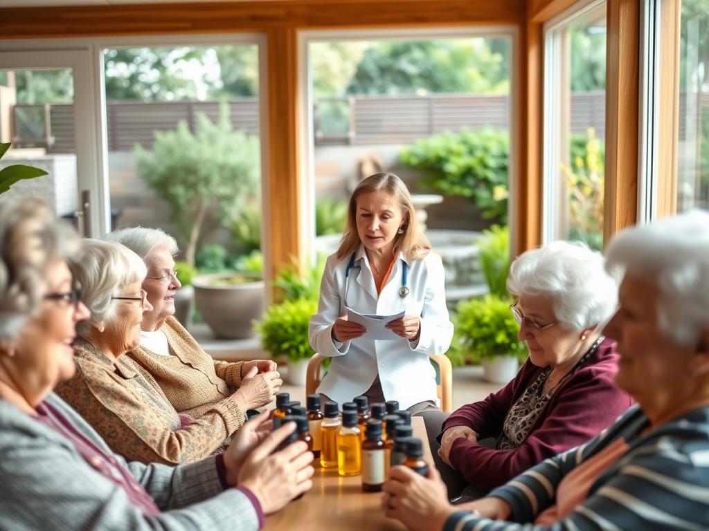 13 Estratégias para Criar Ambientes Aromáticos Agradáveis para Idosos com Óleos Naturais