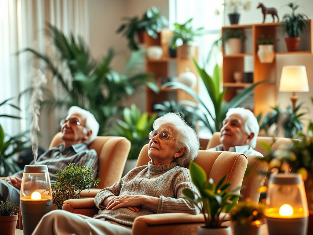 óleos essenciais para bem-estar na terceira idade